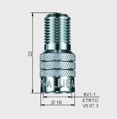 ALLIGATOR OTOMATİK METAL KAPAK 330709 