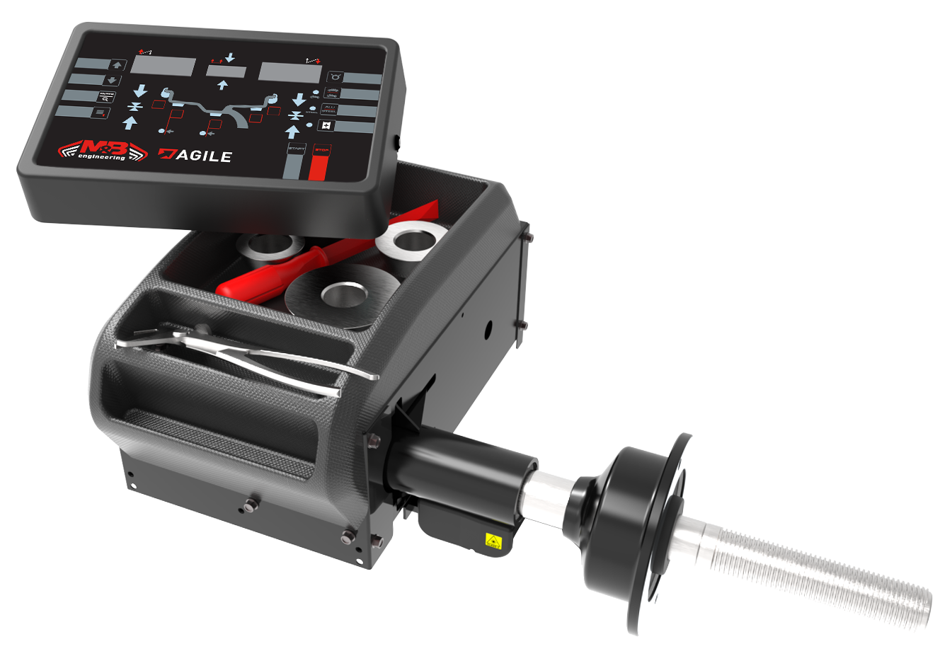 MB Agile Ultra Kompakt (Mobil özellikli) Lazer-Led Balans Makinesi 220V-12V