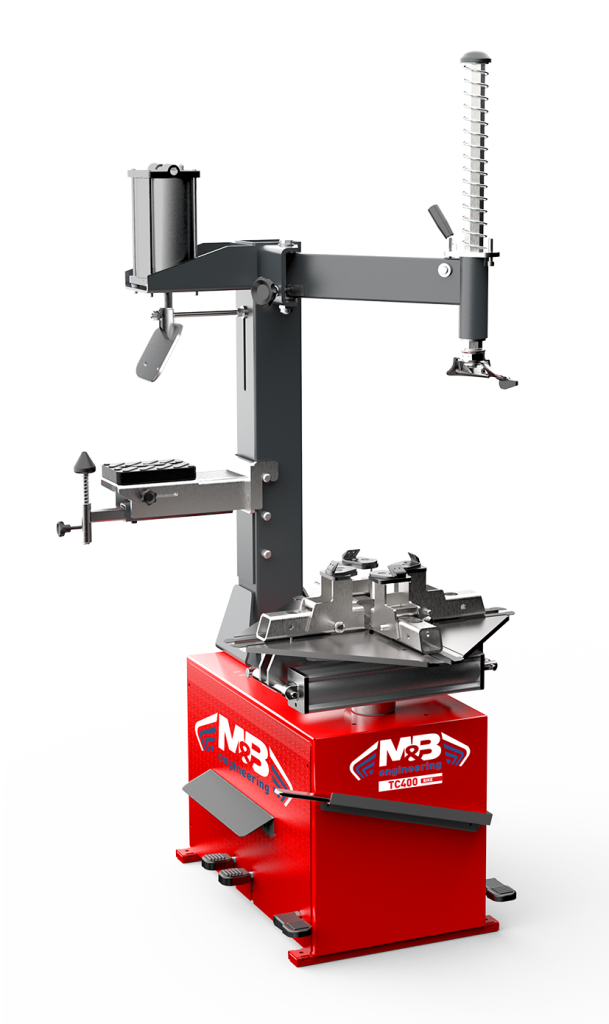 MB TC400 10''-24''  Yarı Otom.Motorsiklet Sökme takma Yatay Topuk Düşürmeli 380V