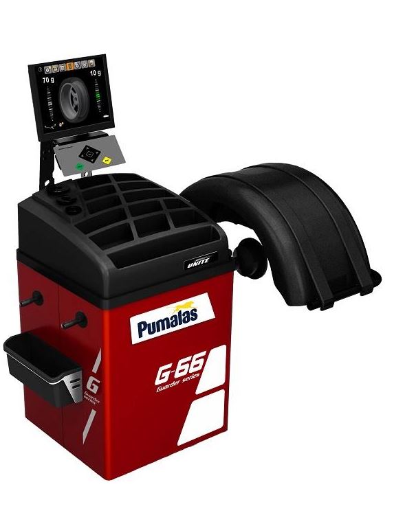 Unite G-66HS Havalı Sıkma/Lazer/Led Aydınlatma/Oto Kilit Sabit Lastik Balans Makinesi