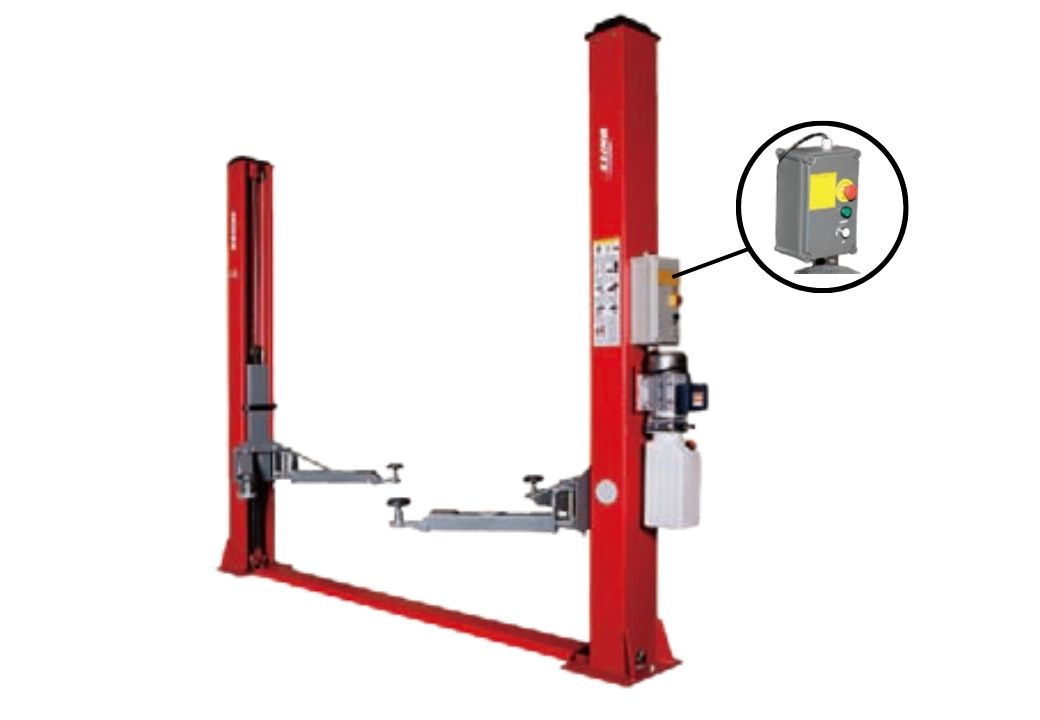 U-T40E Unite 2 Sütunlu Lift 4 Ton Elektrikli Kilitleme 220V